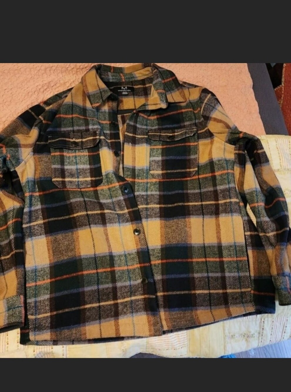 Magaschoni plaid flannel jacket